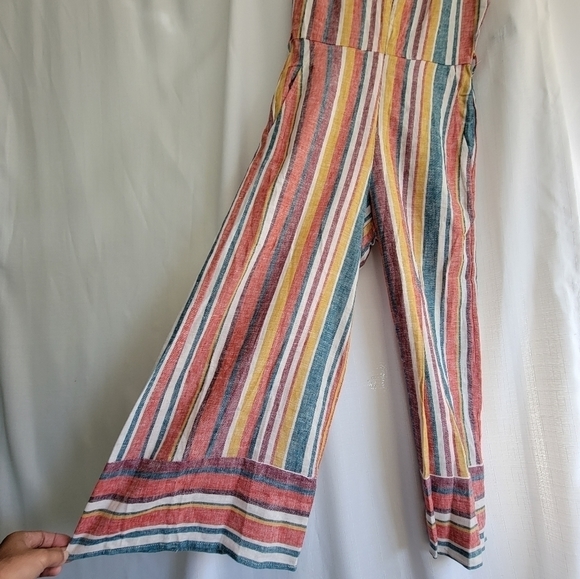 NORDSTROM ECI Wide Leg  Linen Jumpsuit - Picture 9 of 12